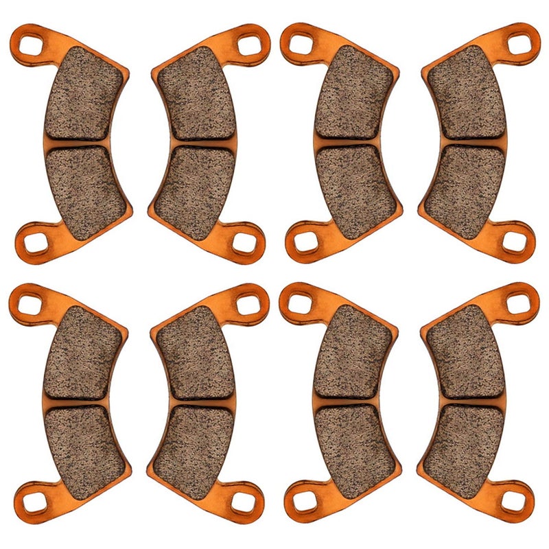 Zinger Brake Pads for Polaris RZR XP 1000 EPS 2022 2021 2020 2019 2018 2017 2016 2015 2014 & 2014-2021 RZR 1000 XP 4 Except Premium Edition,4 Set Front and Rear Sintered Copper Brake Pads - Image 1